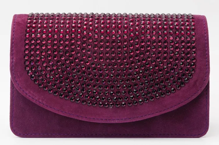 Women The Ailano Purple Leather Handbag Vinci Leather Women Bags