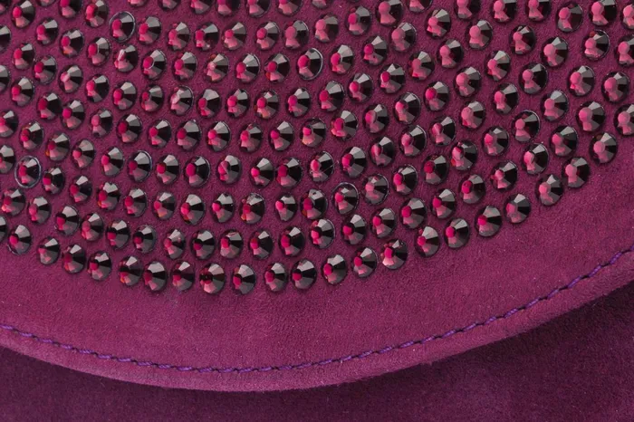 Women The Ailano Purple Leather Handbag Vinci Leather Women Bags