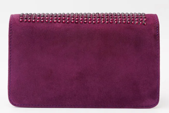 Women The Ailano Purple Leather Handbag Vinci Leather Women Bags