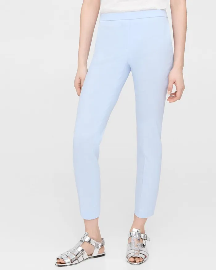 Women Theory Pants Treeca PullOn Pant In Good Linen Breeze