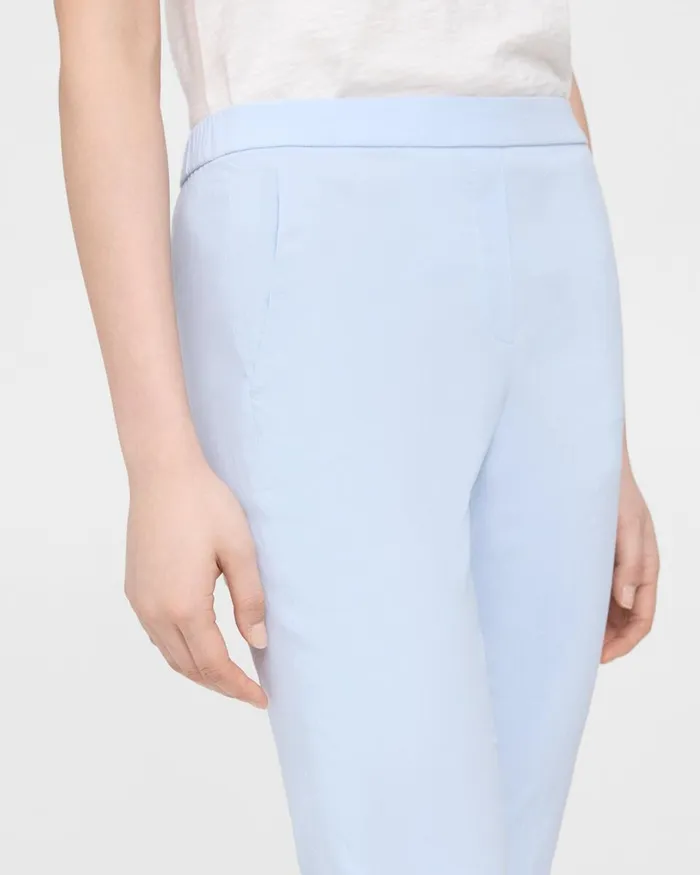 Women Theory Pants Treeca PullOn Pant In Good Linen Breeze