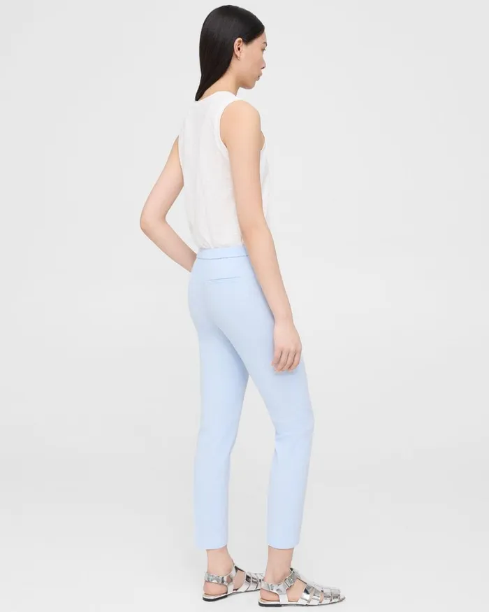 Women Theory Pants Treeca PullOn Pant In Good Linen Breeze