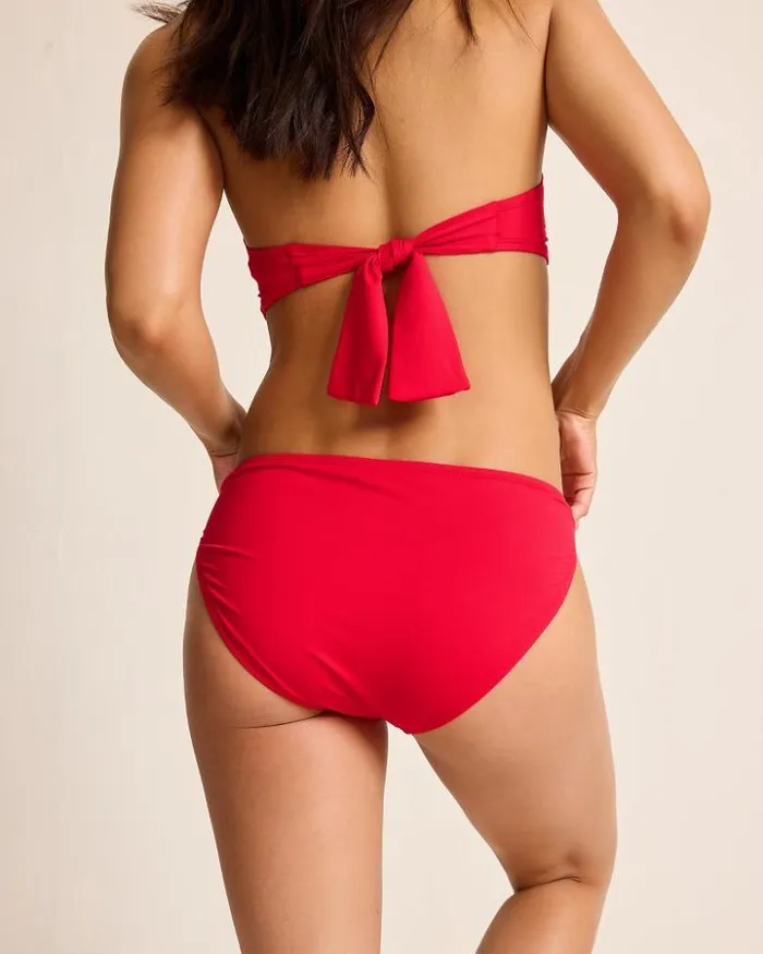 Women Tommy Bahama Bikini Bottoms Pearl Hipster Bikini Bottoms Red Hibiscus