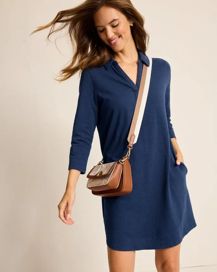 Women Tommy Bahama Dresses Ashby Isles TShirt Dress Island Navy
