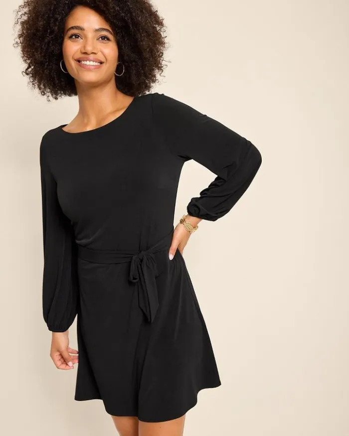 Women Tommy Bahama Dresses Carmela LongSleeve Dress Black