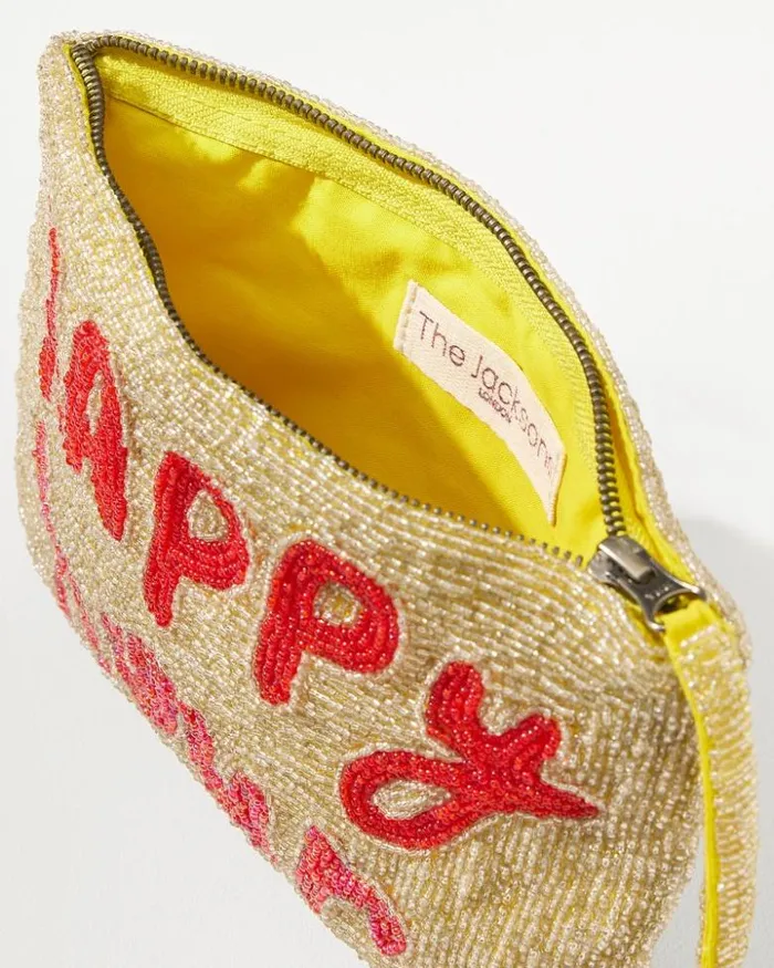 Women Tommy Bahama Handbags and Clutches Happy Hour Beaded Clutch Gold Women Tommy Bahama Handbags and Clutches Happy Hour Beaded Clutch Gold