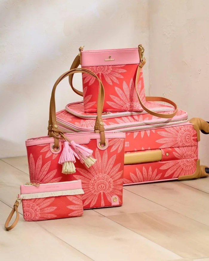 Women Tommy Bahama Handbags and Clutches Palmetto Frond Hipster Crossbody Bag Palmetto Frond