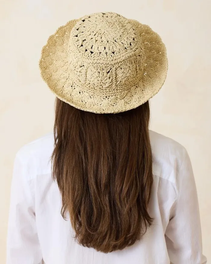 Women Tommy Bahama Hats and Caps Breezy Bucket Hat Natural