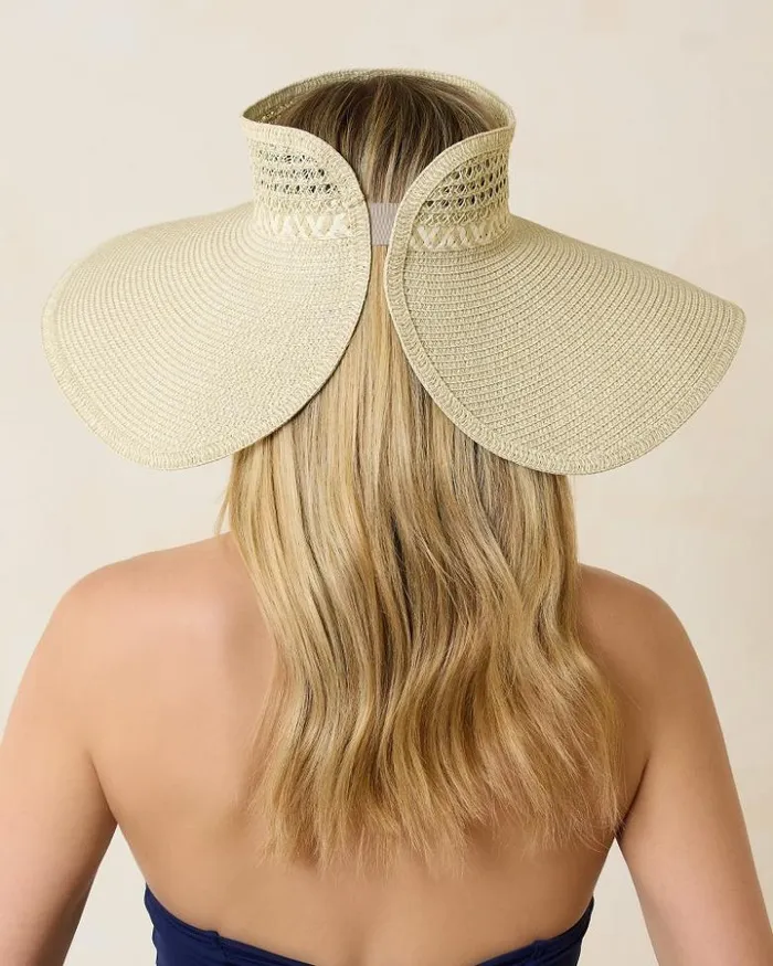 Women Tommy Bahama Hats and Caps Packable Everyday Full Coverage Visor Mixed Natural Women Tommy Bahama Hats and Caps Packable Everyday Full Coverage Visor Mixed Natural