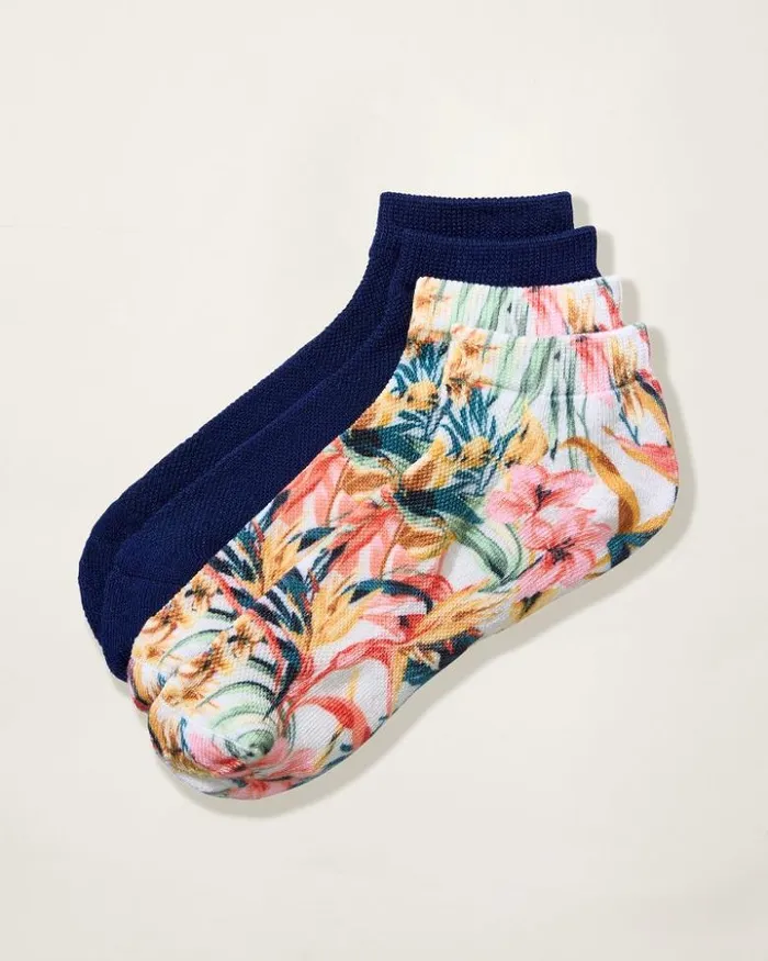 Women Tommy Bahama Shoes and Sandals IslandZone Performance Athletic Socks2Pack Assorted