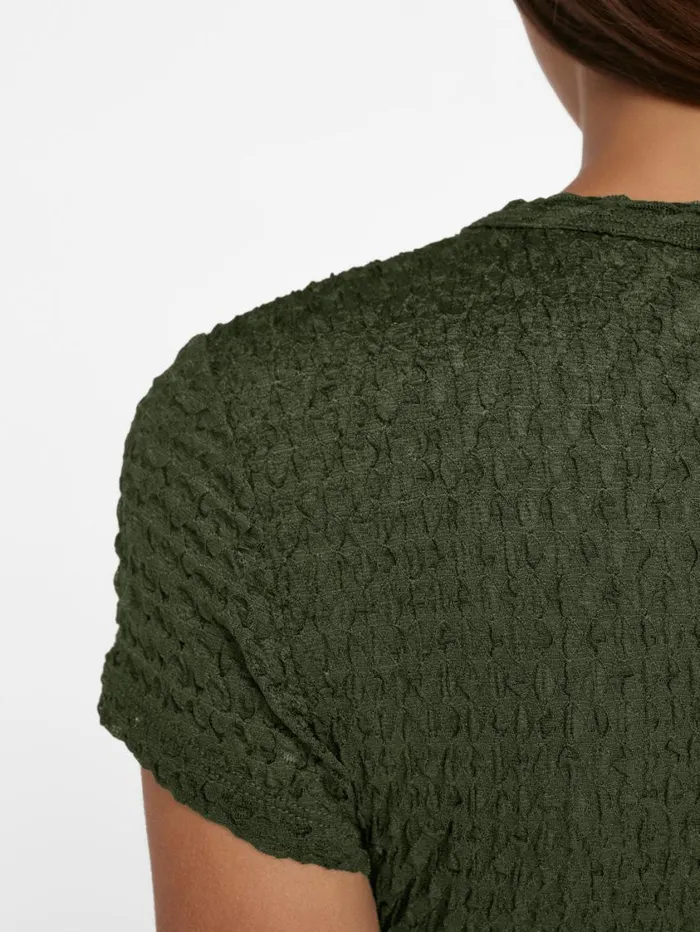 Women Tops and Blouses FRAME Mesh Lace Baby Tee 8212 Surplus