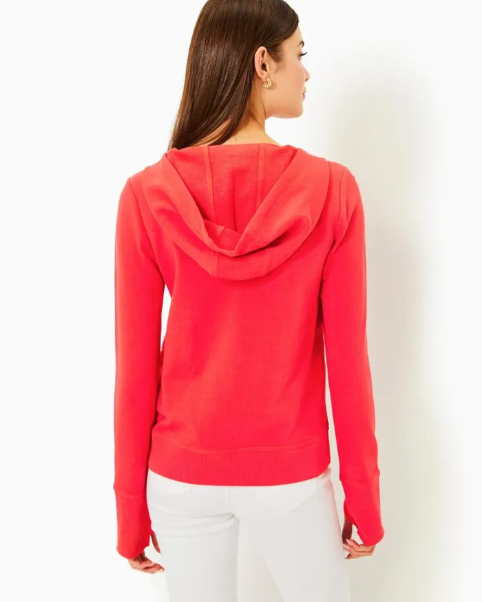 Women Tops Lilly Pulitzer Carrie Pullover Mizner Red