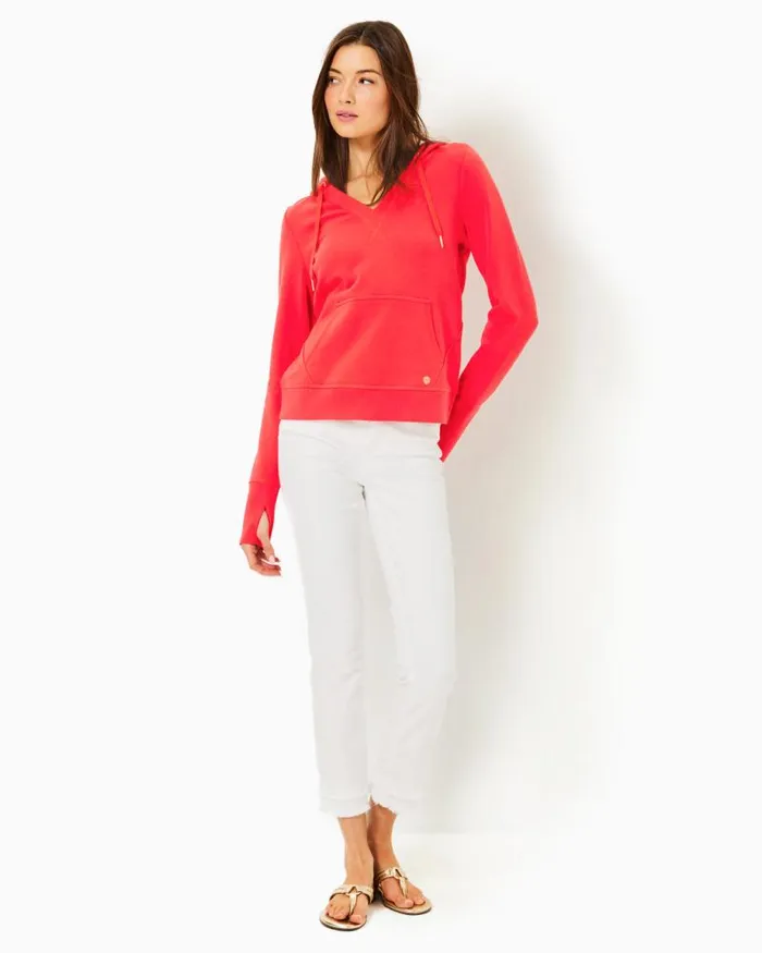 Women Tops Lilly Pulitzer Carrie Pullover Mizner Red