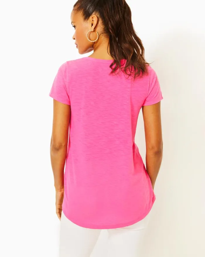 Women Tops Lilly Pulitzer Etta Scoopneck Top Roxie Pink Women Tops Lilly Pulitzer Etta Scoopneck Top Roxie Pink