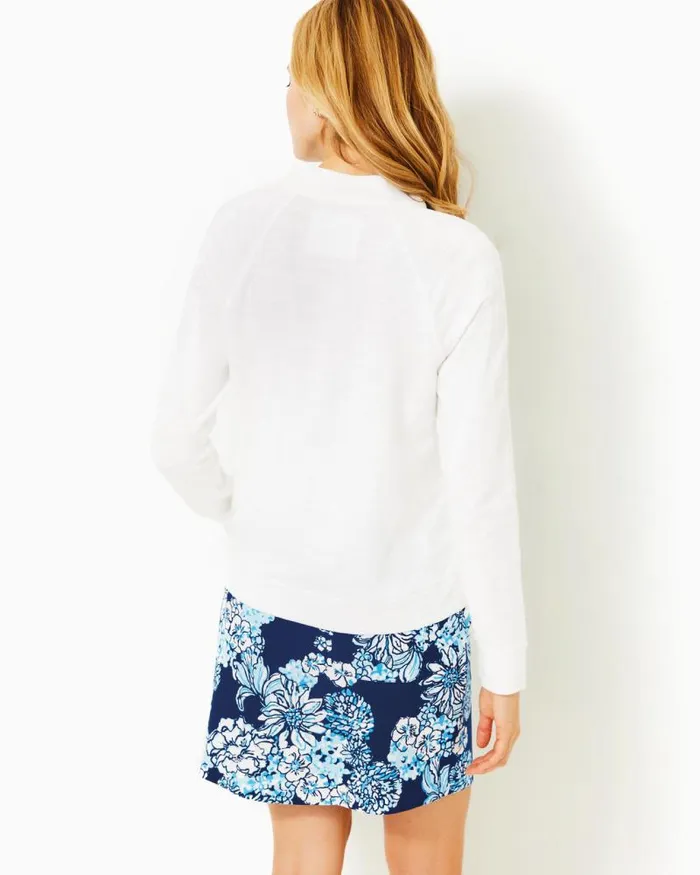 Women Tops Lilly Pulitzer Luxletic Ashlee HalfZip Pullover Resort White Women Tops Lilly Pulitzer Luxletic Ashlee HalfZip Pullover Resort White