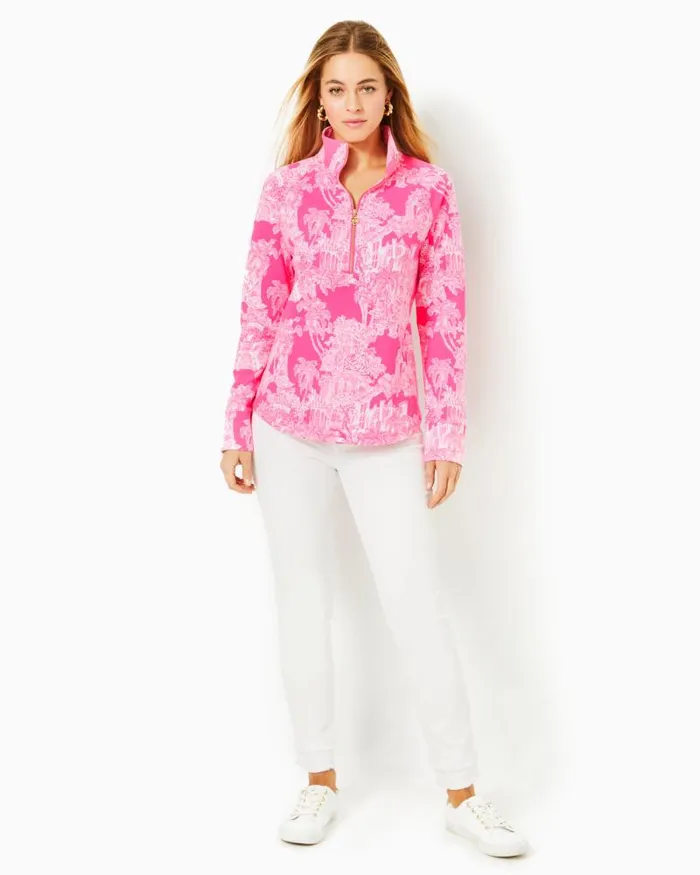 Women Tops Lilly Pulitzer UPF 50 Skipper Popover Bali Blue Lilly Loves Cape Cod Women Tops Lilly Pulitzer UPF 50 Skipper Popover Bali Blue Lilly Loves Cape Cod