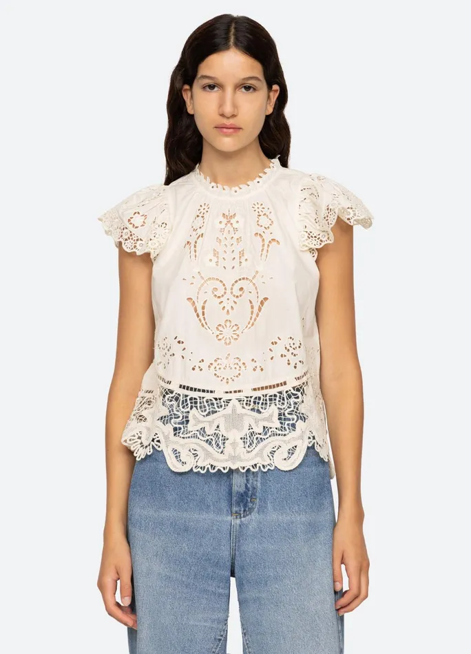 Women Tops Sea New York Gianna Top Bone