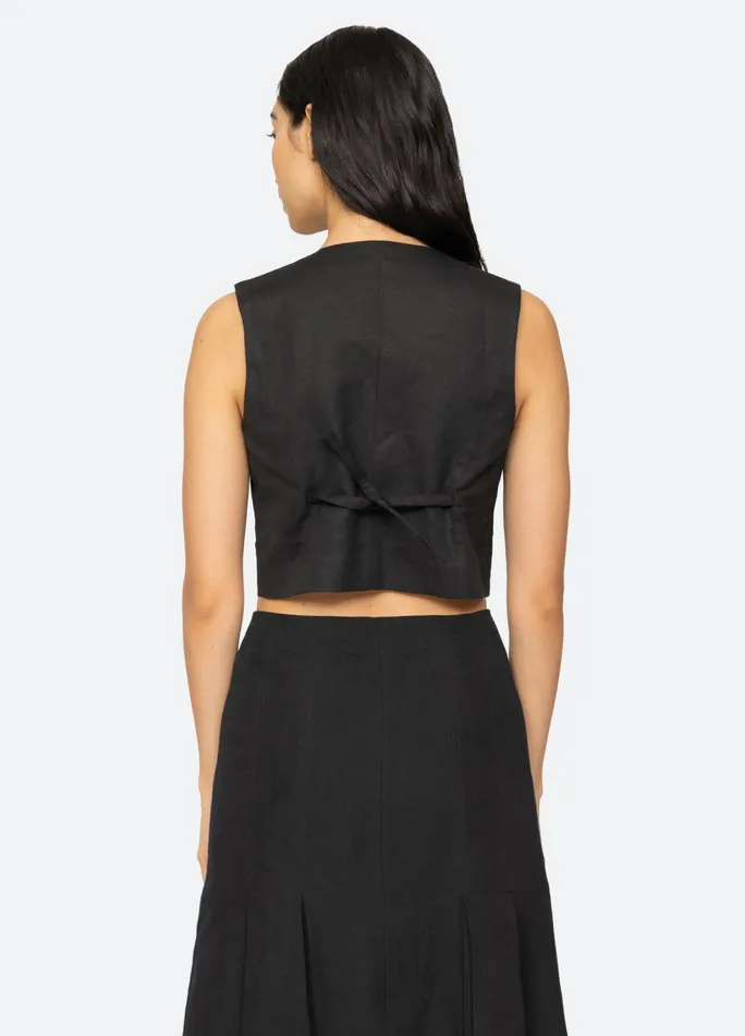 Women Tops Sea New York Lara Vest Black