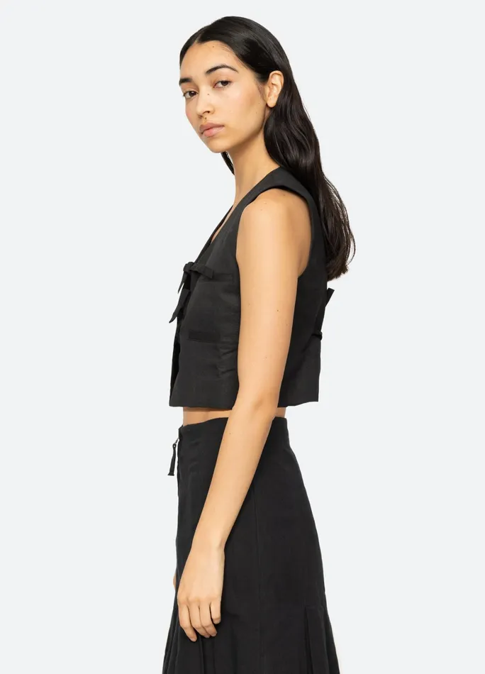 Women Tops Sea New York Lara Vest Black