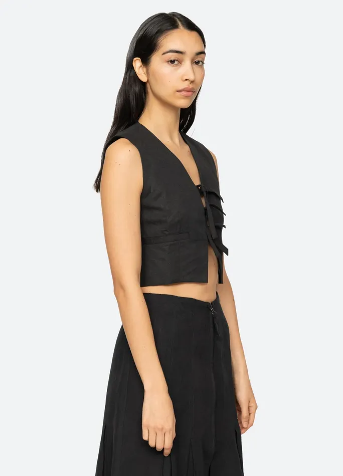 Women Tops Sea New York Lara Vest Black