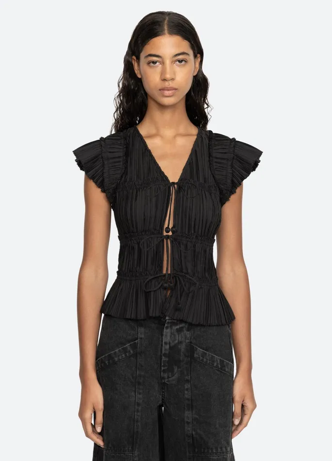 Women Tops Sea New York Parcie Top Black