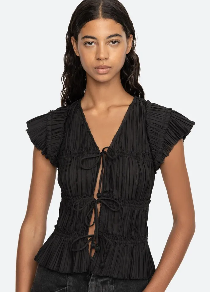 Women Tops Sea New York Parcie Top Black