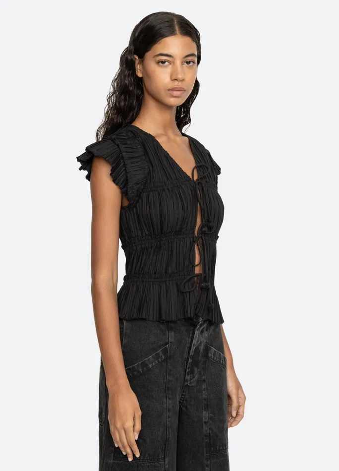 Women Tops Sea New York Parcie Top Black