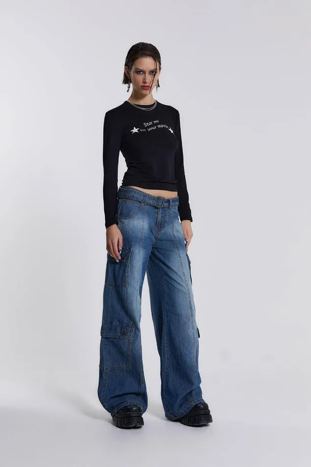Women Tundra Cargo Jeans Jaded London Jeans Women Tundra Cargo Jeans Jaded London Jeans