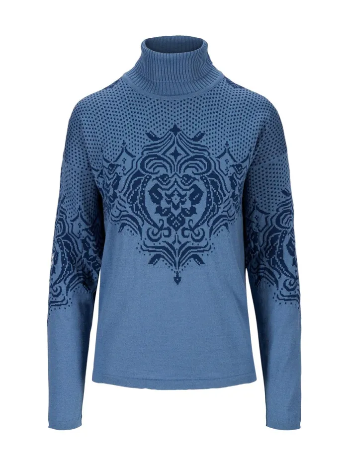 Women Turtleneck Dale Of Norway Rosendal Sweater