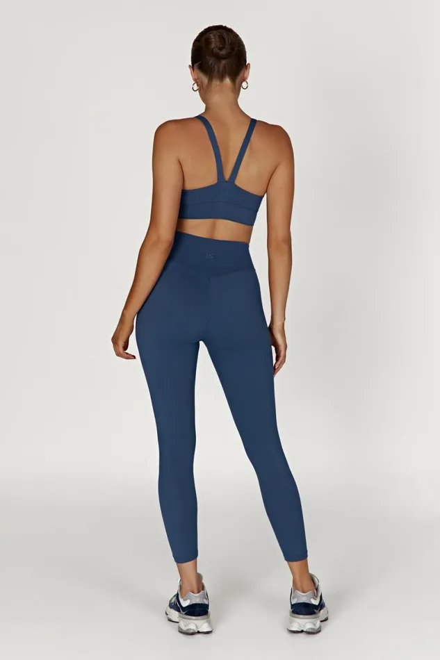 Women Venus V Back Leggings 8211 Navy Navy Meshki Activewear Bottoms Women Venus V Back Leggings 8211 Navy Navy Meshki Activewear Bottoms