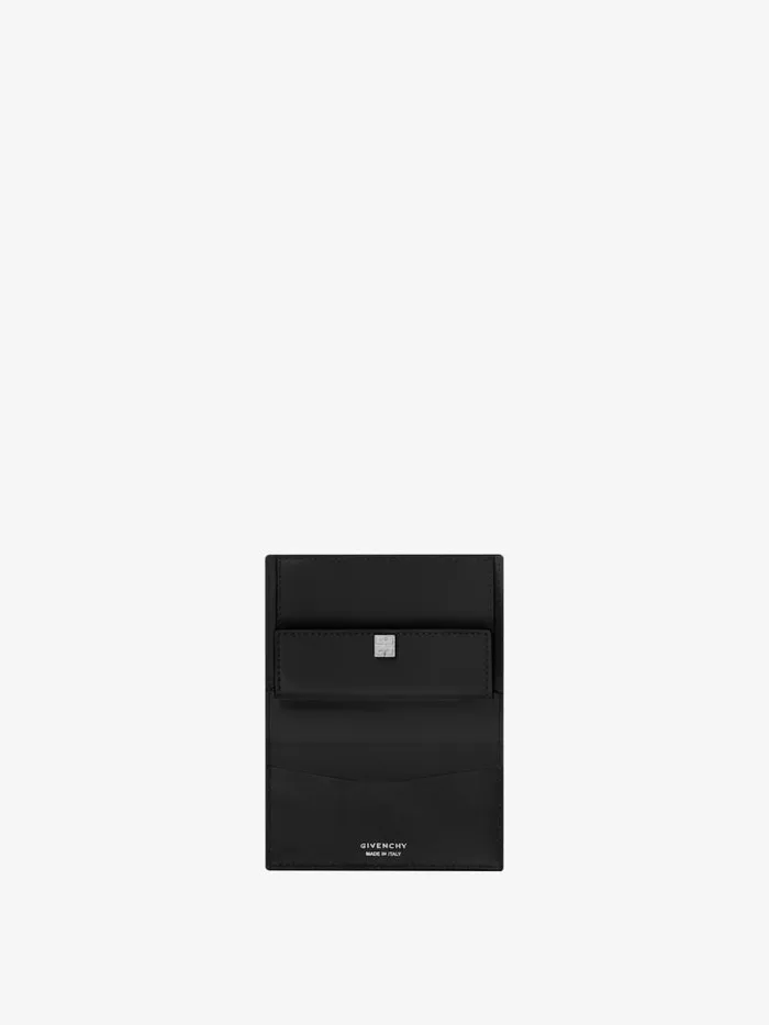 Women Wallets and Card Holders Givenchy 4G Card Holder In Box Leather Black Women Wallets and Card Holders Givenchy 4G Card Holder In Box Leather Black