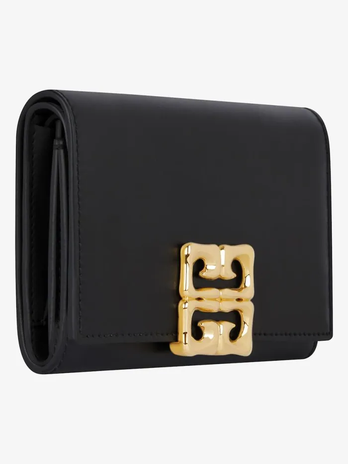 Women Wallets and Card Holders Givenchy 4G Liquid Wallet In Box Leather Black Women Wallets and Card Holders Givenchy 4G Liquid Wallet In Box Leather Black