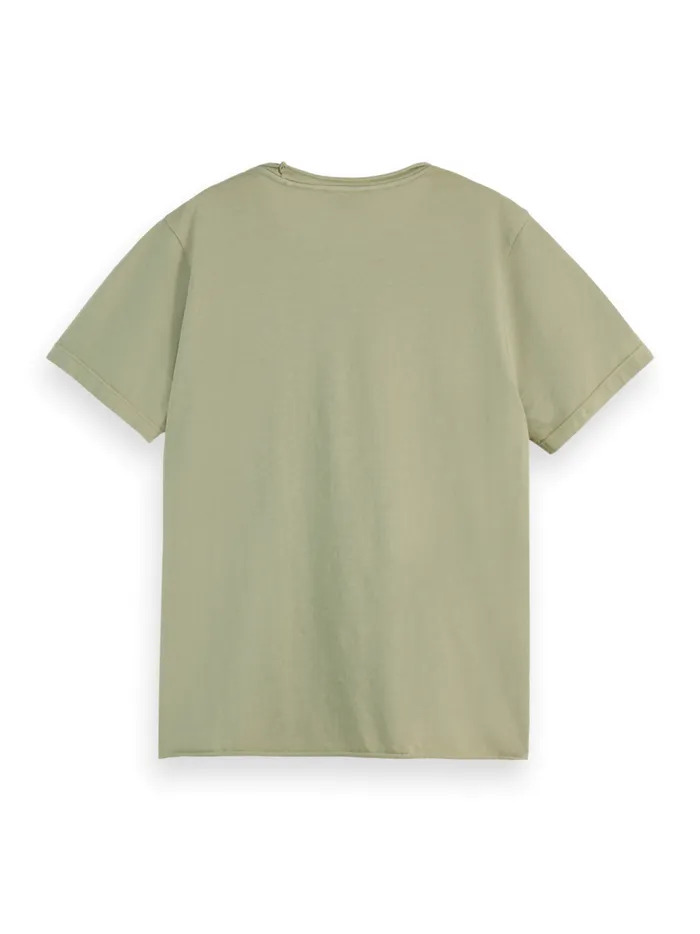Women WASHED WITH CHEST ARTWORK RELAXED FIT TSHIRT Washed Sage Scotch and Soda Tops and TShirts Women WASHED WITH CHEST ARTWORK RELAXED FIT TSHIRT Washed Sage Scotch and Soda Tops and TShirts