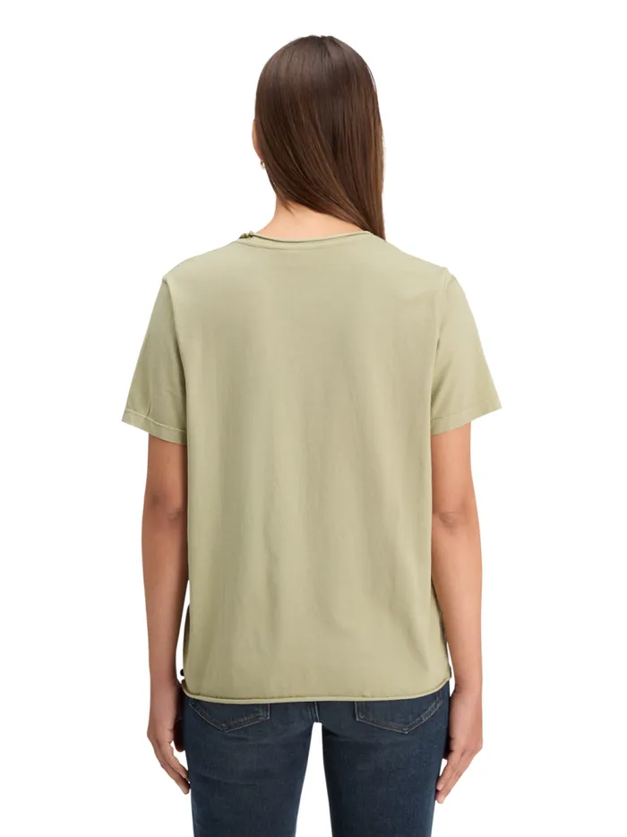 Women WASHED WITH CHEST ARTWORK RELAXED FIT TSHIRT Washed Sage Scotch and Soda Tops and TShirts Women WASHED WITH CHEST ARTWORK RELAXED FIT TSHIRT Washed Sage Scotch and Soda Tops and TShirts