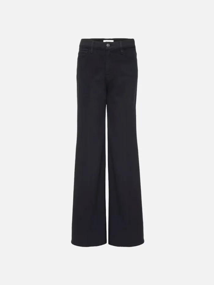 Women Wide Leg FRAME Le Palazzo 8212 Film Noir
