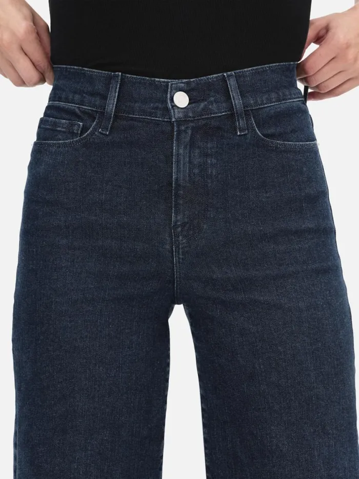Women Wide Leg FRAME Le Palazzo Crop Released Hem 8212 Napoli