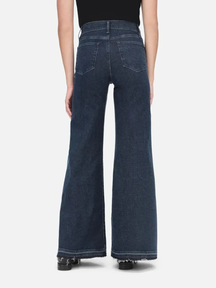 Women Wide Leg FRAME Le Palazzo Crop Released Hem 8212 Napoli