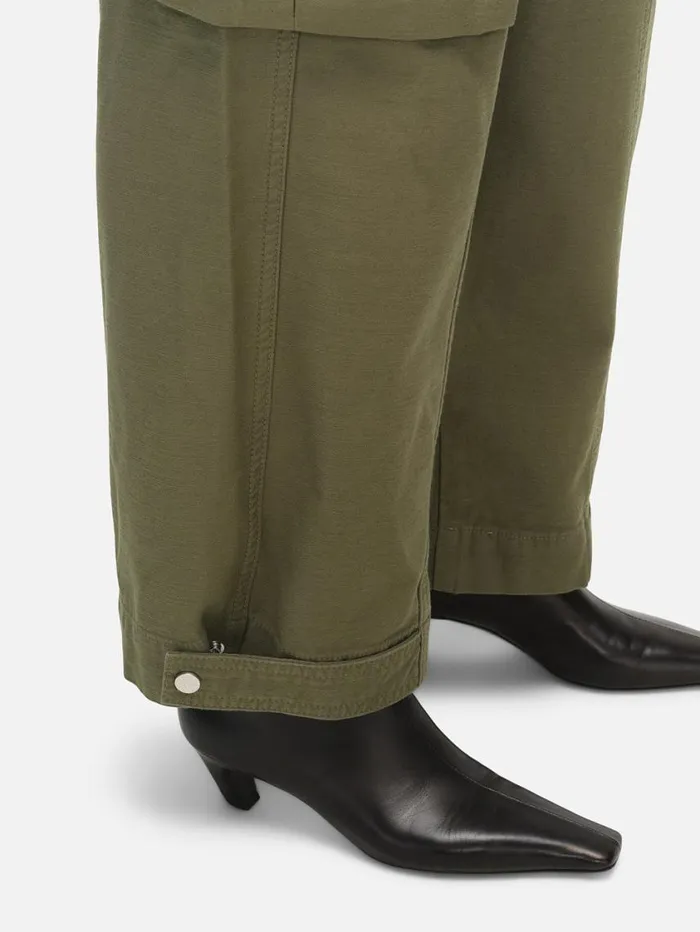 Women Wide Leg FRAME Wide Leg Cargo 8212 Poblano