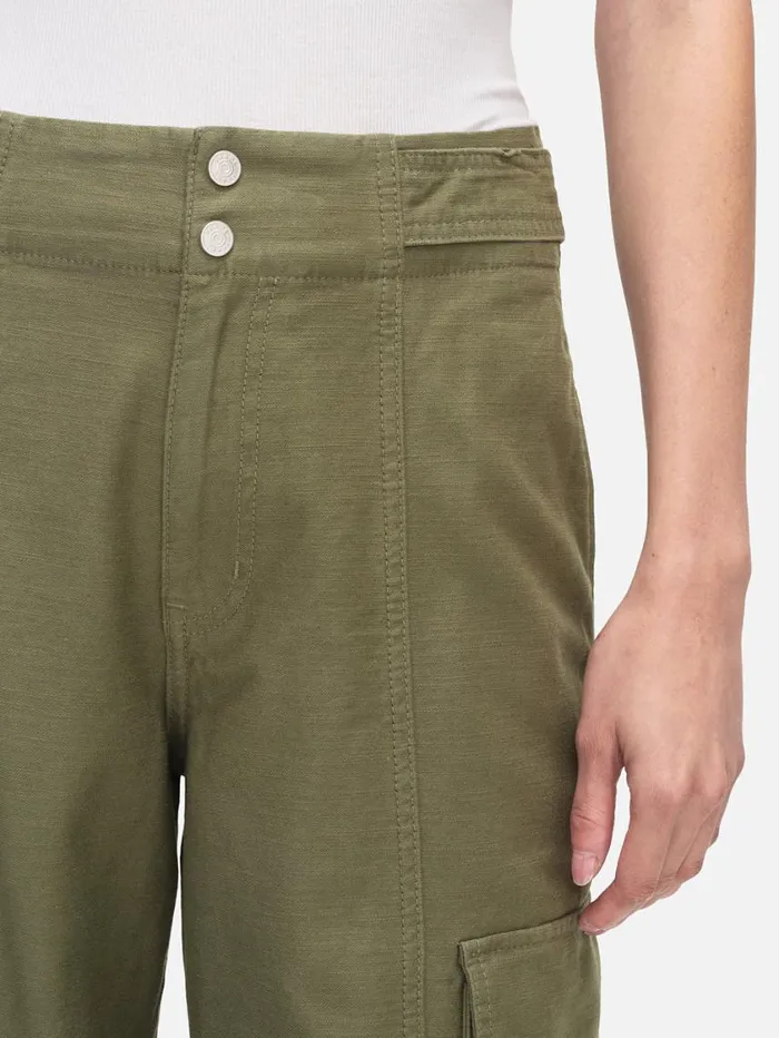 Women Wide Leg FRAME Wide Leg Cargo 8212 Poblano