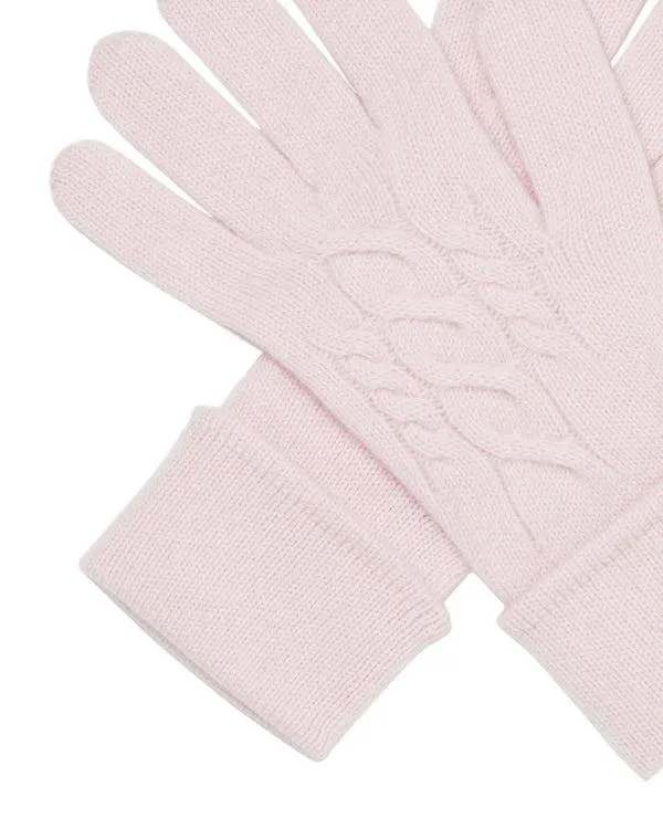 Women Women039s Cable Cashmere GlovesIn Quartz Pink Quartz Pink NPeal Gloves