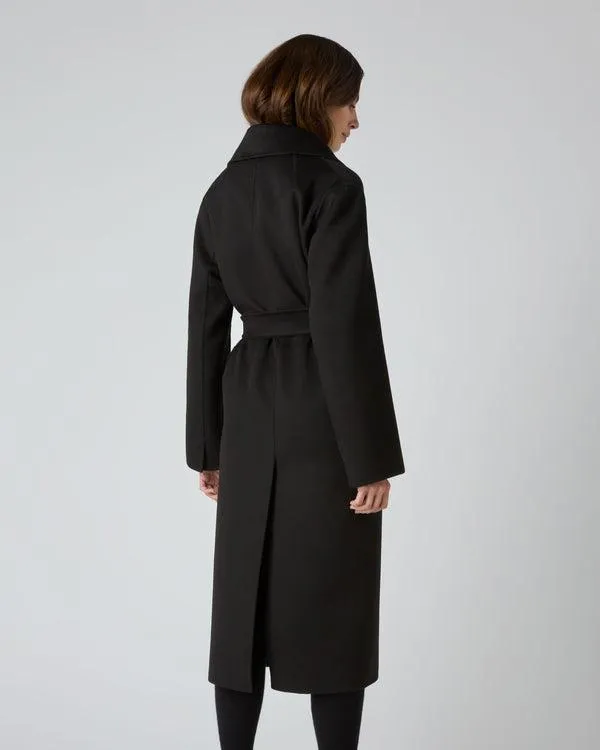 Women Women039s Notch Lapel Cashmere CoatIn Black Black NPeal Coats and Jackets