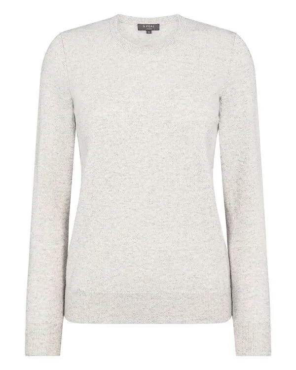 Women Women039s Round Neck Cashmere SweaterIn Pebble Grey Pebble Grey NPeal Round Necks