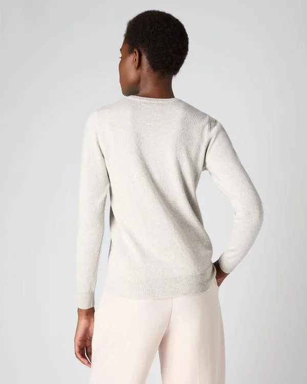 Women Women039s Round Neck Cashmere SweaterIn Pebble Grey Pebble Grey NPeal Round Necks