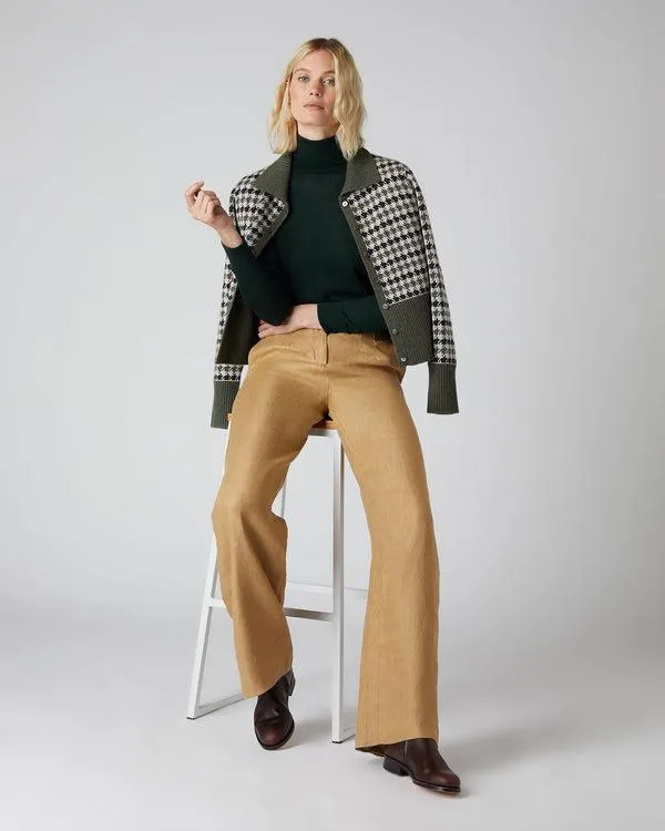 Women Women039s Superfine Turtle Neck Cashmere SweaterIn Midnight Green Midnight Green NPeal Turtle Necks