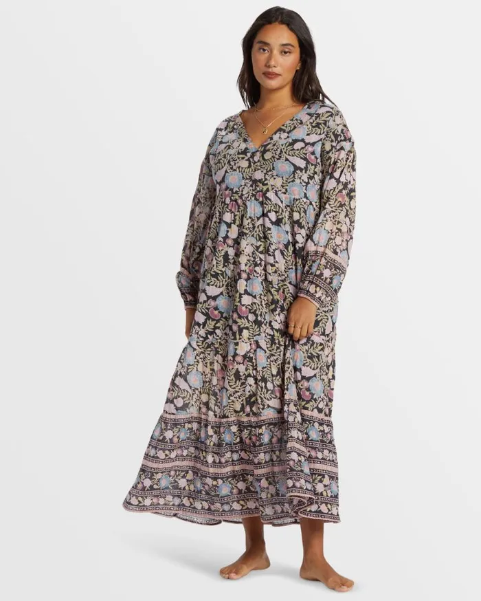 Womens Adore You Maxi Dress Black Sands Billabong Dresses Womens Adore You Maxi Dress Black Sands Billabong Dresses
