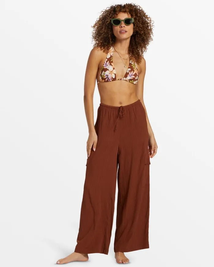 Womens Beach Babe Cargo Pants Toasted Coconut Billabong Jeans and Pants
