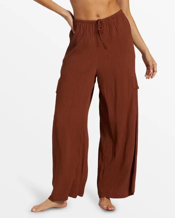 Womens Beach Babe Cargo Pants Toasted Coconut Billabong Jeans and Pants Womens Beach Babe Cargo Pants Toasted Coconut Billabong Jeans and Pants