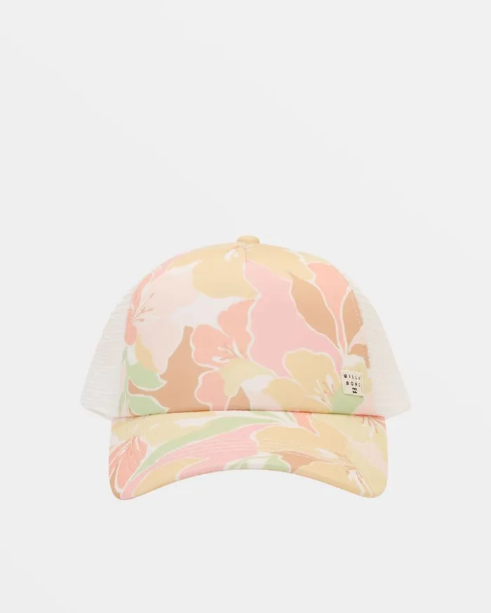 Womens Heritage Mashup Trucker Hat Hemp 2 Billabong Hats and Beanies