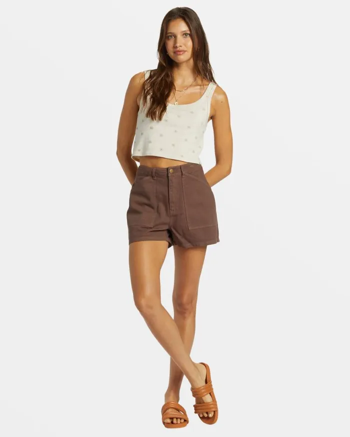 Womens Leia Denim Shorts Kona Billabong Shorts Womens Leia Denim Shorts Kona Billabong Shorts