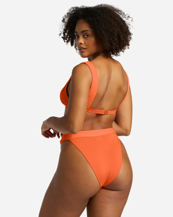 Womens Lined Up Tank Bikini Top Poppin Peach Billabong Bikini Tops Womens Lined Up Tank Bikini Top Poppin Peach Billabong Bikini Tops